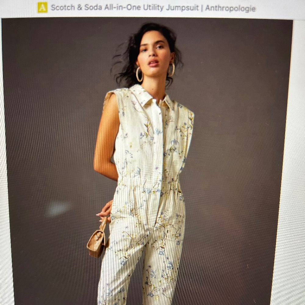 Anthropologie Scotch and Soda Jumpsuit NWOT S